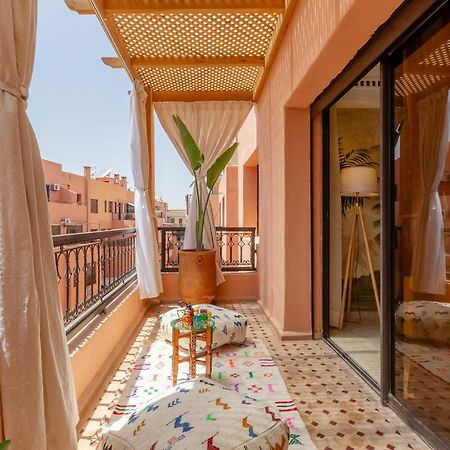 Le Palmier - Appartement Authentique A Gueliz Marrakesch Exterior foto